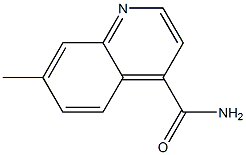 7-methylquinoline-4-carboxamide 구조식 이미지