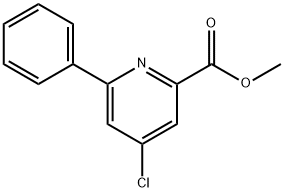 methyl 4-chloro-6-phenylpyridine-2-carboxylate 구조식 이미지