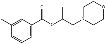 1-(morpholin-4-yl)propan-2-yl 3-methylbenzoate Structure