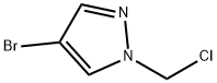 4-bromo-1-(chloromethyl)pyrazole Structure