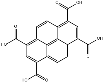 pyrene 1,3,6,8-tetracarboxylic acid Structure