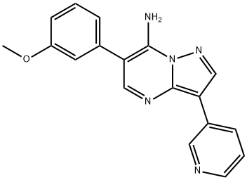 861249-59-4 6-(3-methoxyphenyl)-3-(pyridin-3-yl)pyrazolo[1,5-a]pyrimidin-7-amine