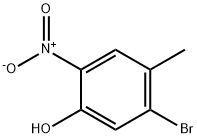 5-Bromo-4-methyl-2-nitro-phenol Structure