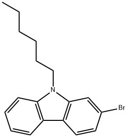 864550-95-8 2-bromo-9-hexyl-9H-carbazole