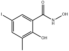 Benzamide, N,2-dihydroxy-5-iodo-3-methyl- Structure