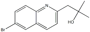 1-(6-bromoquinolin-2-yl)-2-methylpropan-2-ol 구조식 이미지