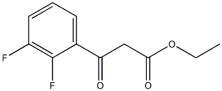 Ethyl 3-(2,3-difluorophenyl)-3-oxopropanoate Structure