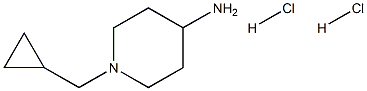1-(시클로프로필메틸)피페리딘-4-아민디히드로클로라이드 구조식 이미지