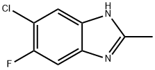 5-Chloro-6-fluoro-2-methyl-1H-benzoimidazole Structure