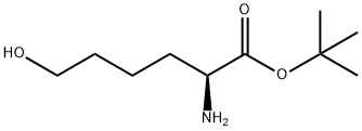 6-Hydroxy-L-norleucine 1,1-dimethylethyl ester 구조식 이미지
