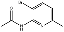 N-(3-bromo-6-methylpyridin-2-yl)acetamide Structure
