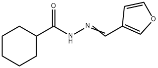 N'-(3-furylmethylene)cyclohexanecarbohydrazide 구조식 이미지