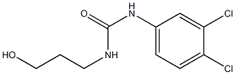 Urea,N-(3,4-dichlorophenyl)-N'-(3-hydroxypropyl)- Structure