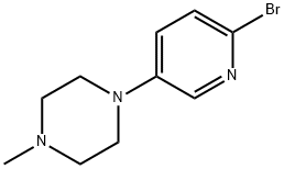 1-(6-Bromopyridin-3-yl)-4-methylpiperazine 구조식 이미지