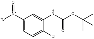 (2-Chloro-5-nitro-phenyl)-carbamic acid tert-butyl ester Structure