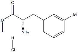 Methyl 3-bromo-L-phenylalaninate hydrochloride 구조식 이미지