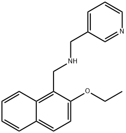 1-(2-ethoxynaphthalen-1-yl)-N-(pyridin-3-ylmethyl)methanamine 구조식 이미지