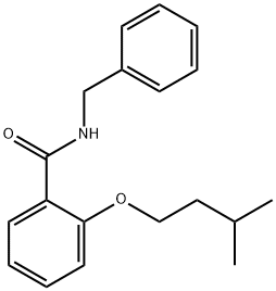 N-benzyl-2-(3-methylbutoxy)benzamide Structure