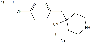 4-(4-Chlorobenzyl)piperidin-4-amine dihydrochloride Structure