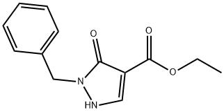 ethyl 2-benzyl-3-oxo-2,3-dihydro-1H-pyrazole-4-carboxylate Structure