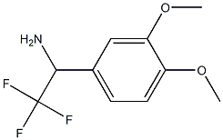 1-(3,4-DIMETHOXYPHENYL)-2,2,2-TRIFLUOROETHYLAMINE 구조식 이미지