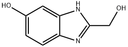 5-Hydroxy-2-(hydroxymethyl)benzimidazole 구조식 이미지