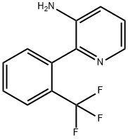 2-[2-(trifluoromethyl)phenyl]pyridin-3-amine 구조식 이미지