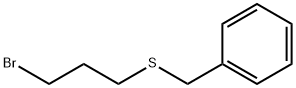 Benzene, [[(3-bromopropyl)thio]methyl]- Structure