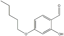 Benzaldehyde, 2-hydroxy-4-(pentyloxy)- Structure