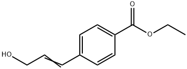 Benzoic acid, 4-(3-hydroxy-1-propenyl)-, ethyl ester Structure