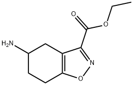 1,2-Benzisoxazole-3-carboxylic acid, 5-amino-4,5,6,7-tetrahydro-, ethyl ester Structure