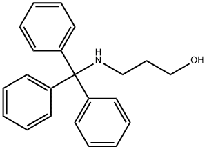 3-(Tritylamino)Propan-1-Ol 구조식 이미지