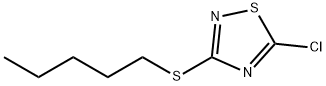 5-chloro-3-(pentylsulfanyl)-1,2,4-thiadiazole Structure