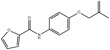 N-{4-[(2-methyl-2-propen-1-yl)oxy]phenyl}-2-furamide Structure