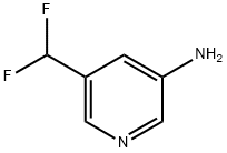 5-(difluoromethyl)pyridin-3-amine 구조식 이미지