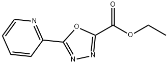 Ethyl 5-(pyridin-2-yl)-1,3,4-oxadiazole-2-carboxylate 구조식 이미지