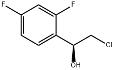 (1S)-2-chloro-1-(2,4-difluorophenyl)ethan-1-ol 구조식 이미지