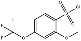 2-methoxy-4-(trifluoromethoxy)phenylsulfonyl chloride 구조식 이미지