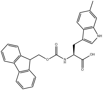 N-Fmoc-6-methyl-L-tryptophan Structure