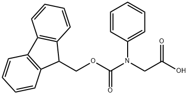 N-Fmoc-N-phenyl-glycine Structure