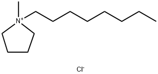 N-Methyl-1-Octylpyrrolidiniumchloride Structure