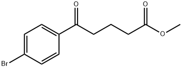 5-(4-bromophenyl)-5-oxopentanoic acid methyl ester 구조식 이미지