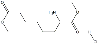 RS-2-Aminosuberic acid dimethyl ester hydrochloride 구조식 이미지