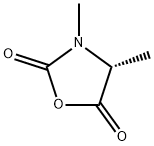 (4R)-3,4-DIMETHYL-1,3-OXAZOLIDINE-2,5-DIONE Structure