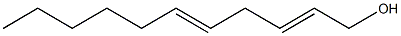 (+/-)-2,5-UNDECADIEN-1-OL Structure