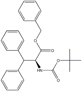 N-Boc-3,3-diphenyl-L-alanine benzyl ester Structure