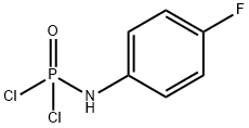 Phosphoramidic dichloride, N-(4-fluorophenyl)- Structure