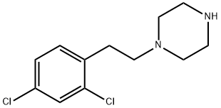 1-(2,4-Dichlorophenethyl)piperazine 2HCl 구조식 이미지