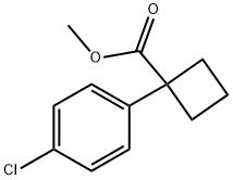 methyl 1-(4-chlorophenyl)cyclobutanecarboxylate 구조식 이미지