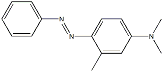 4-(Dimethylamino)-2-methylazobenzene Structure